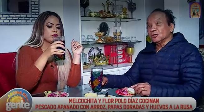 ‘Melcochita’ y Flor Polo Díaz prepararon un delicioso 'Pescado apanado con arroz'