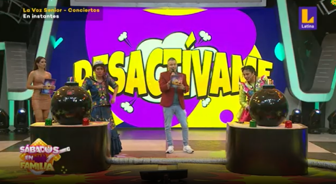 Sábados en Familia: ‘La Pánfila’ y ‘La Puca’ compitieron en ‘Desactívame’