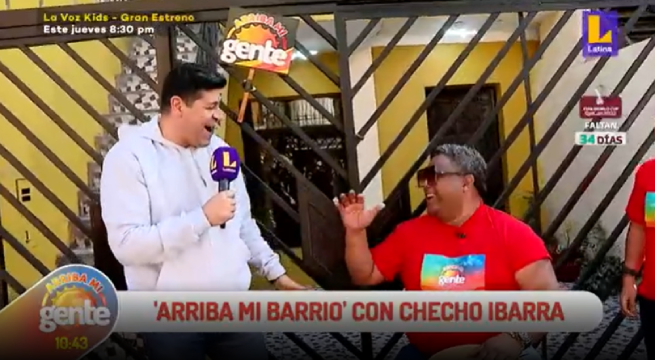 Sergio ‘Checho’ Ibarra visitó el distrito del Rímac en Arriba Mi Barrio