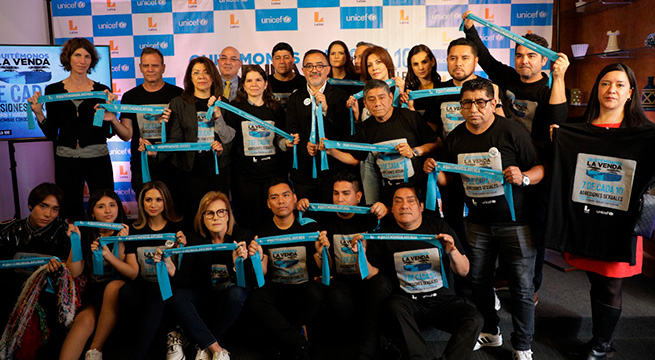 UNICEF y Latina Televisión lanzan campaña #QuitémonosLaVenda contra el abuso sexual hacia niñas, niños y adolescentes