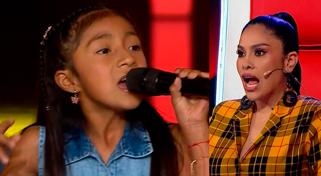 La pequeña Giuli derrochó talento al cantar “Ilusión perdida”