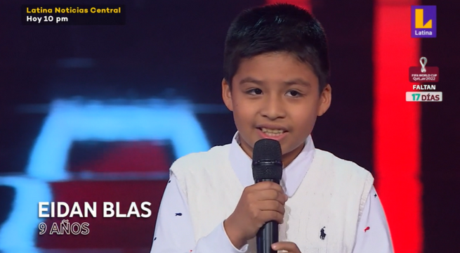 La Voz Kids: El pequeño Eidan cautivó al jurado interpretando 