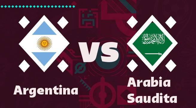 Argentina vs Arabia Saudita (1-2) - Partido Completo - Martes 22 de noviembre