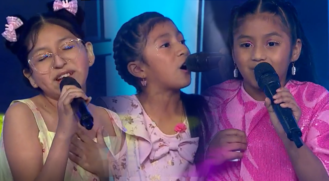 Pequeñas del grupo de Maricarmen Marín brillaron en el escenario al cantar “Luna bonita”