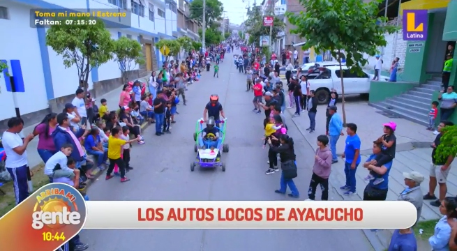 Arriba mi gente: Conoce la carrera de autos locos de Ayacucho