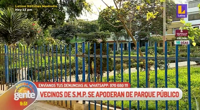 San Martín de Porres: Vecinos piden que se abra el único parque que tienen cerca