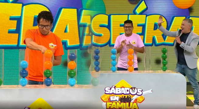 “Sábados en familia”: jugadores se enfrentaron en el popular juego “Desesférate” 