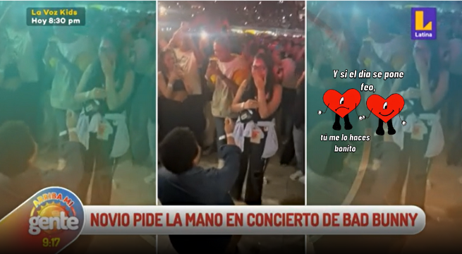 El efecto de Bad Bunny en Lima: Novios se suman a pedidas de manos con la canción