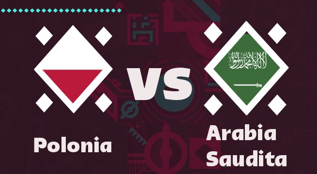 Polonia vs Arabia Saudita (2-0) - Partido Completo - Sábado 26 de noviembre