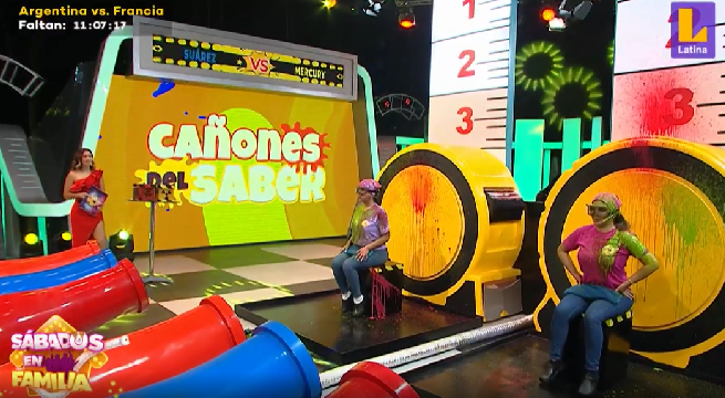 Kate Candela y Estrella Torres pasaron prueba de conocimiento en “Cañones del saber”