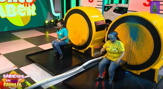 La competencia cada vez más ajustada: familias se enfrentaron en “Cañones del saber”