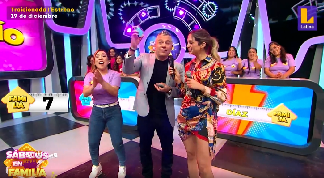 “Sábados en familia”: equipo Díaz recurre al “Desafío” para ganar más puntos