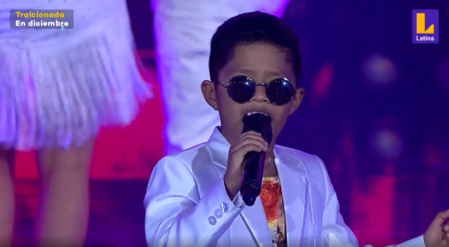 Gianmarco Morales se presentó en la semifinal de “La voz kids” con la canción “Flor pálida”