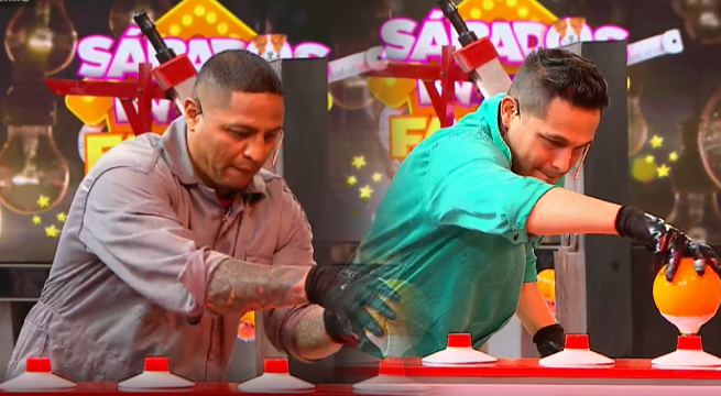 “Sábados en familia”: Jonathan Maicelo y Jonathan Rojas se midieron en el juego “Enfócate”
