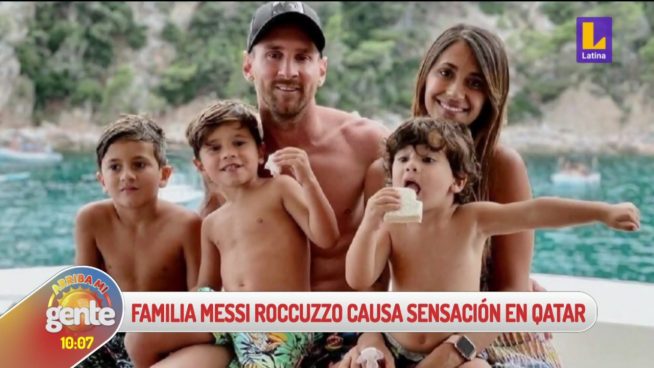 Arriba mi gente: Familia Messi Rocuzzo causa sensación en Qatar