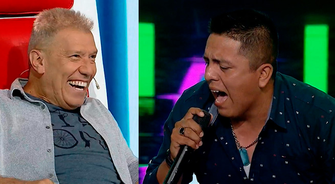 David Pérez se apoderó del escenario al cantar “La mordidita”