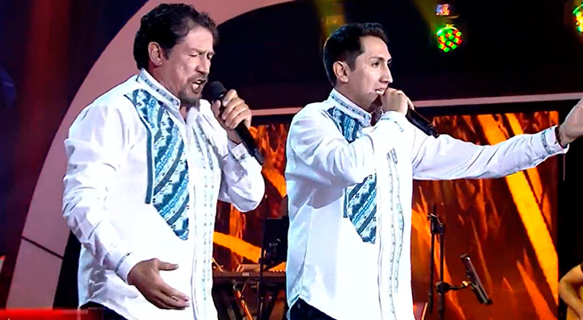 Dante y Paul Dávila brillaron al cantar “El Perú nació serrano”