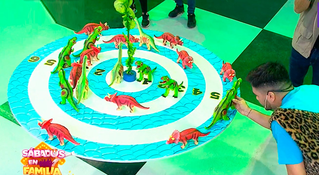 Las familias Beltrán y Gotelli se enfrentaron en ‘El disco jurásico’