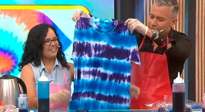 Transforma tu ropa en casa con el ‘tie dye’