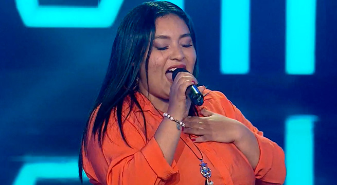 Alessandra Arrojo cantó “Sodio” en su audición de este martes