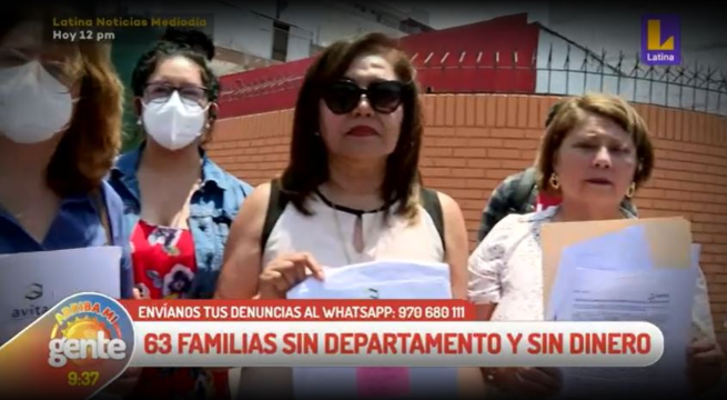Arriba Mi Gente: 63 familias se quedan sin departamento y sin dinero