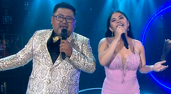 Christian & Shania Lazo cantaron “Vivo por ella” en la Noche de Eliminación