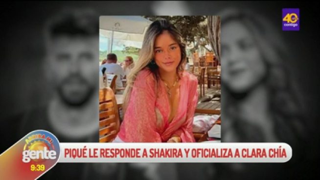 Arriba mi Gente: Gerard Piqué le responde a Shakira y oficializa a Clara Chía