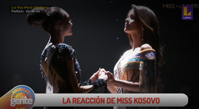 Miss Estados Unidos ganó la corona del Miss Universo y así reaccionó la representante de Kosovo