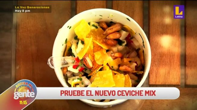 Arriba mi Gente: Prueba el nuevo 'Ceviche Mix'