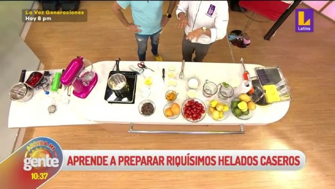 Arriba mi Gente: Aprende a preparar riquísimos helados caseros