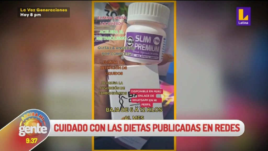 Arriba mi Gente: Cuidado con las dietas publicadas en redes sociales