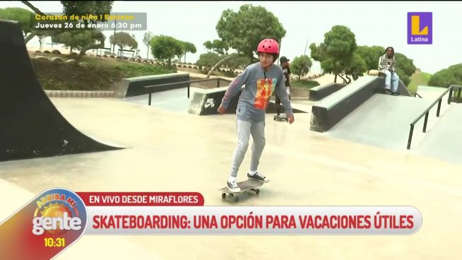 Arriba mi Gente: El Skateboarding como opción para vacaciones útiles