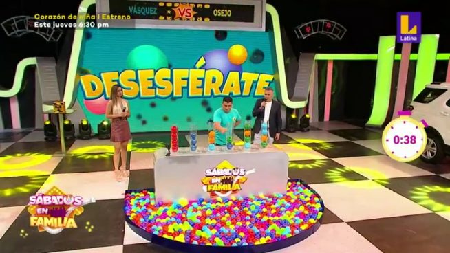 Sábados en Familia: Los Vásquez y los Osejo jugaron a 'Desesférate'