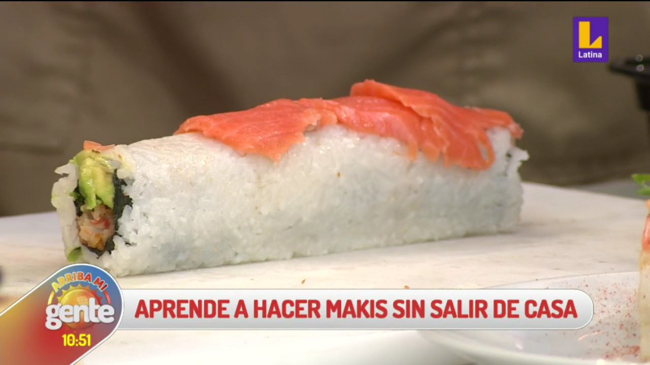 Arriba mi Gente: Aprende a hacer makis sin salir de casa