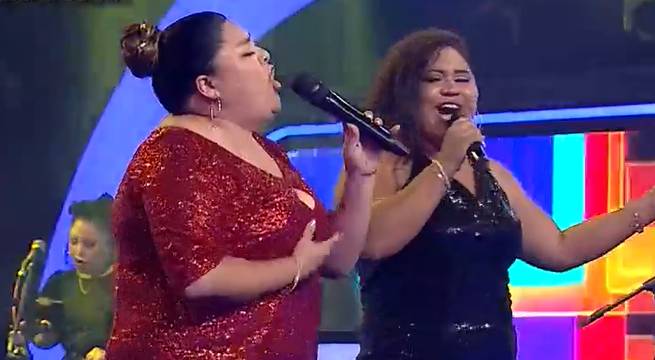 Melissa Noblega y Adriana Bisso se lucieron al cantar “Corazón bandido”