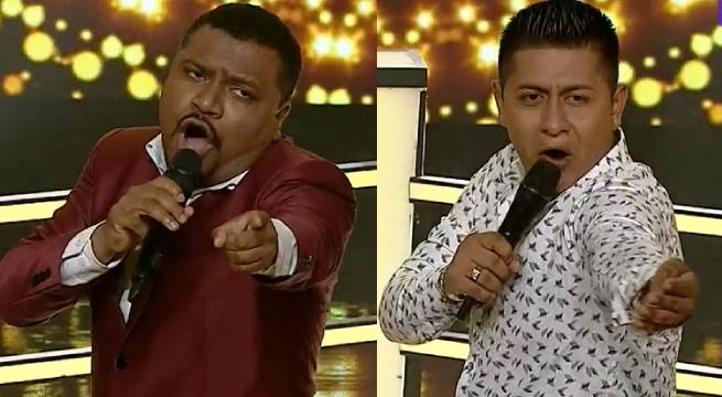 Ronald León vs José Nereo impactaron al cantar “Bailemos otra vez”