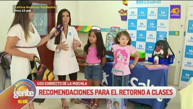 Arriba mi Gente: Recomendaciones para el retorno a clases