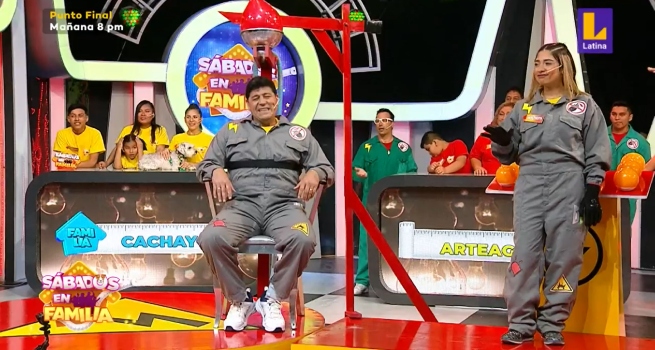 Sábados en Familia: Los Cachay y los Arteaga se enfrentaron en ‘Enfocados’ 