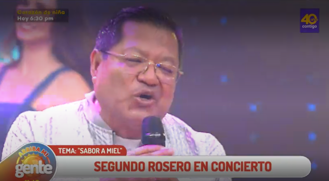 Segundo Rosero visitó el set de Arriba Mi Gente