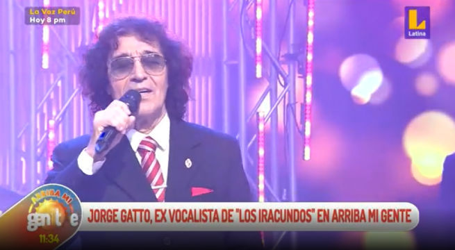 Jorge Gatto visitó el set de Arriba Mi Gente