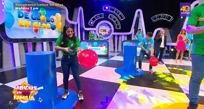 Sábados en Familia: Los Ordinola y los Pangalima jugaron ‘De globo en globo’