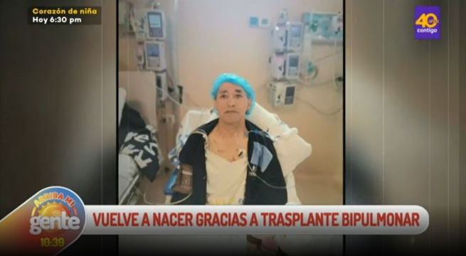 Arriba Mi Gente: ¿Vuelve a nacer gracias a un trasplante bipulmonar?