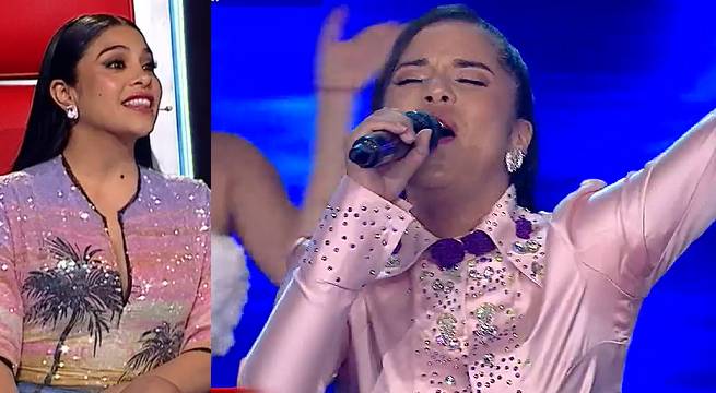 María Paola clasificó a la semifinal al cantar “Yo soy una mujer”