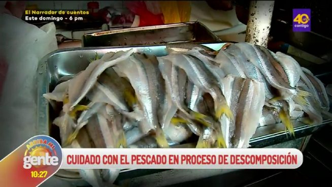 Arriba mi Gente: Cuidado con el pescado y pollo en proceso de descomposición