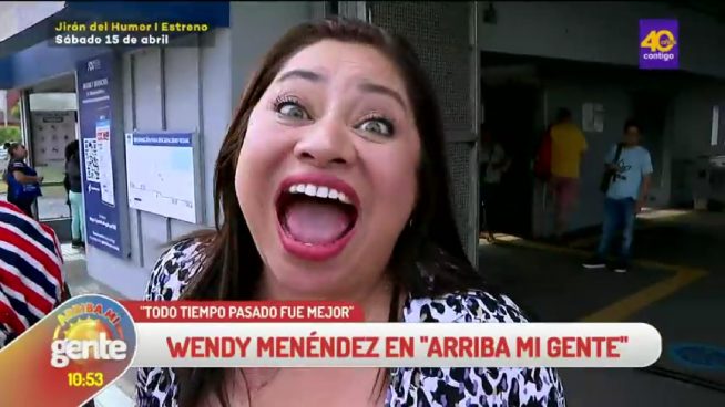 Arriba mi Gente: Wendy Menéndez nos visitó esta mañana
