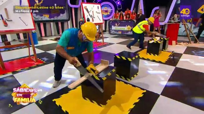 Sábados en Familia: Los Cornelio y los Gallegos se enfrentaron en 'Hágalo Usted Mismo'