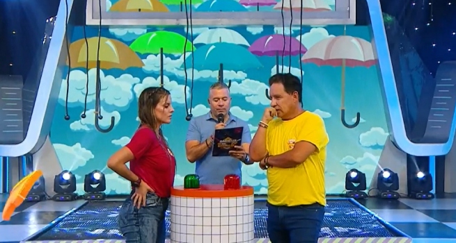 Sábados en Familia: Ricardo Rondón y Alejandra Baigorria compitieron en ‘Atormentados’