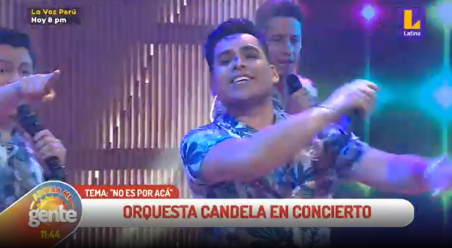 La Orquesta Candela visitó el set de Arriba Mi Gente