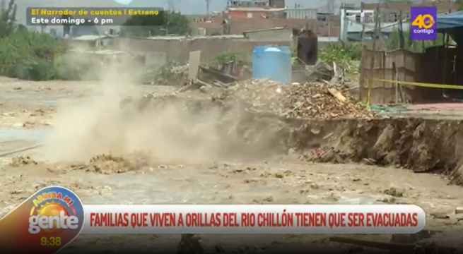 Comas: Familias perdieron sus casas por el desborde del río Chillón