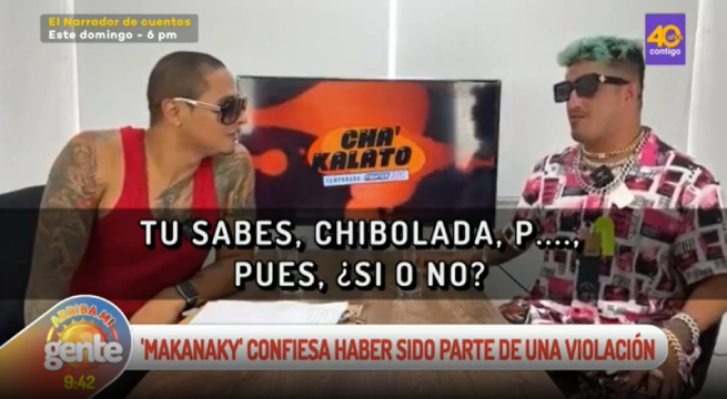 Makanaky confesó haber sido parte de una violación